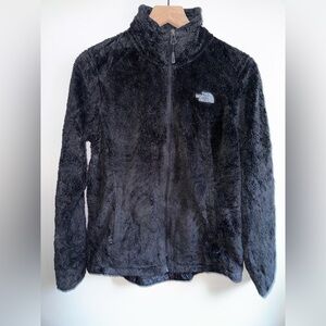 The North Face Osito Full Zip Jacket Women’s Size Small Black Fleece Polyester